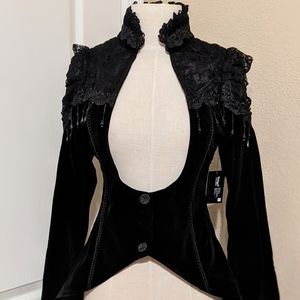 Black Elegant Vintage Style/Halloween Jacket